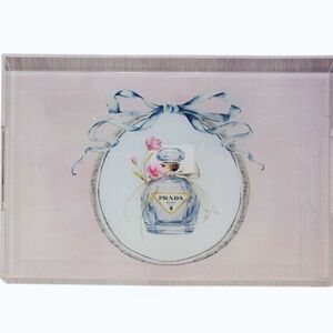 At Home Prada Perfume Decorative Acrylic Tray